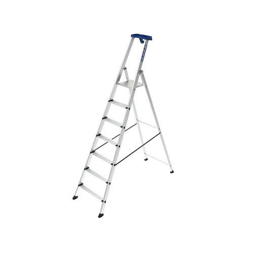 Trittleiter PRO54 aus Aluminium, 3 bis 8 Stufen - Duarib