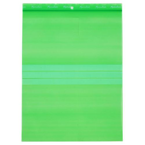 Recycelte Zip-Beutel - Grün 100 µm - Manutan Expert