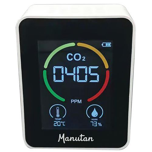 CO2-Messgerät Temperatur und Feuchtigkeit - Manutan Expert