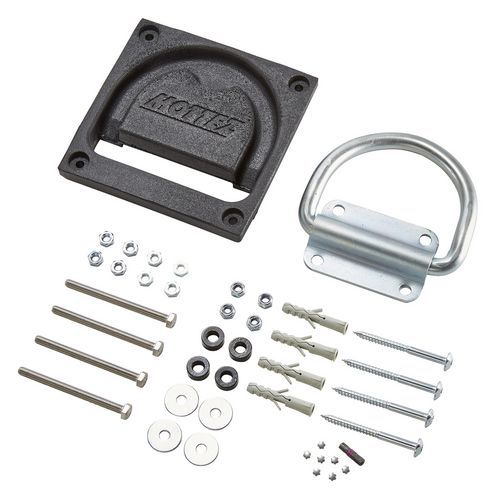 Sabot d'ancrage en gomme de pneu recyclé - A sceller - Mottez Sabot d'ancrage en gomme de pneu recyclé - A sceller - Mottez