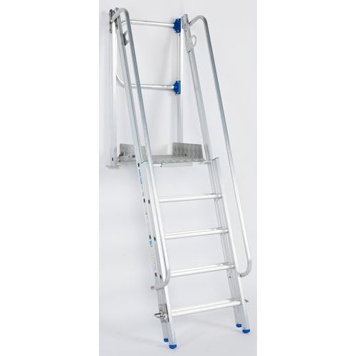 Baustellen-Teleskopplattform, 1,35 bis 4,45 m hoch - Solide