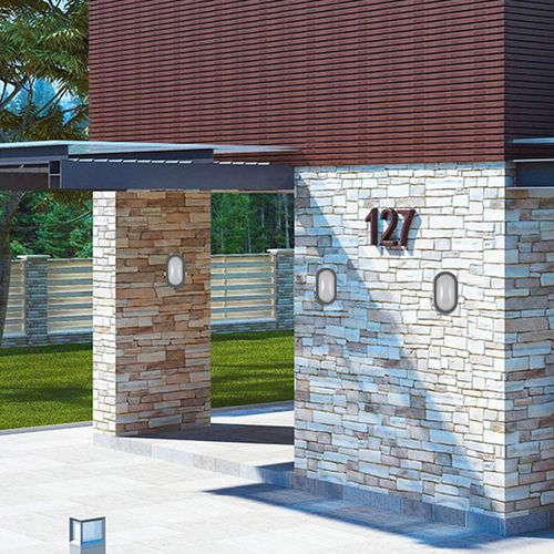 Wasserdichte LED-Wandleuchte Tartaruga - Velamp Wasserdichte LED-Wandleuchte Tartaruga - Velamp