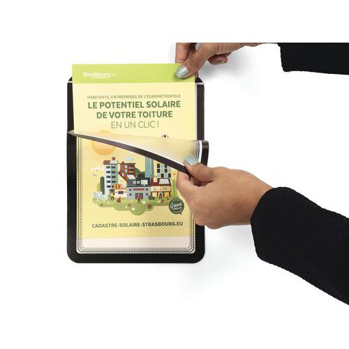 Informationsrahmen Magneto, magnetische Rückseite, A5 - Tarifold