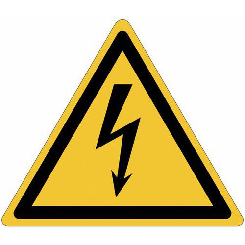 Warnschild - Elektrische Spannung - PVC - Manutan Expert Warnschild - Elektrische Spannung - PVC - Manutan Expert
