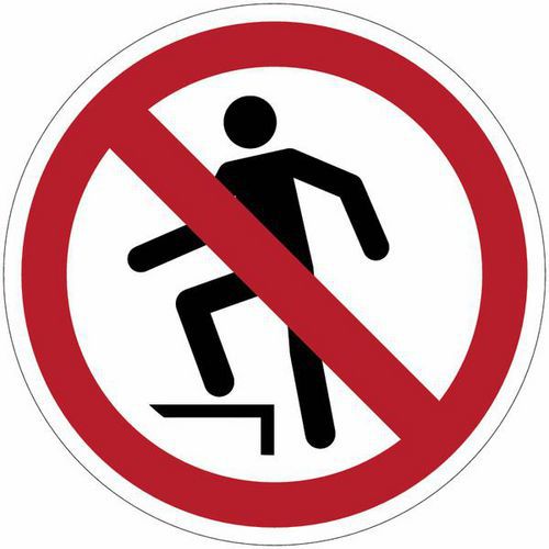 Verbotsschild Aufsteigen verboten - PVC - Manutan Expert Verbotsschild Aufsteigen verboten - PVC - Manutan Expert