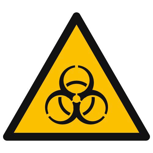 Panneau danger - Risque biologique - PVC - Manutan Expert Panneau danger - Risque biologique - PVC - Manutan Expert