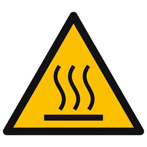 Panneau danger - Surface chaude - PVC - Manutan Expert