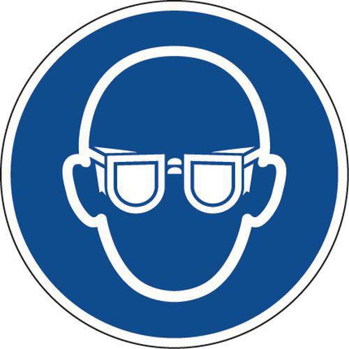 Panneau Lunettes de protection obligatoires - PVC - Manutan Expert