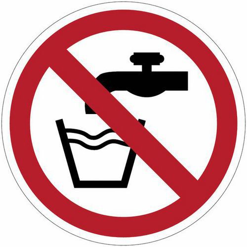 Verbotsschild - Kein Trinkwasser - PVC - Manutan Expert Verbotsschild - Kein Trinkwasser - PVC - Manutan Expert
