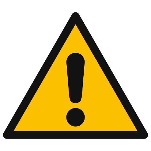 Warnschild - Allgemeines Warnzeichen - PVC - Manutan Expert Warnschild - Allgemeines Warnzeichen - PVC - Manutan Expert