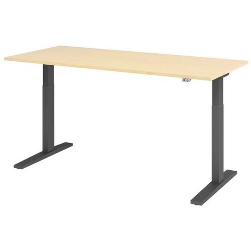 Elektrischer Schreibtisch Serie XMKA, 180 cm, Elektrisches System: ja, Gestellfarbe: Anthrazit