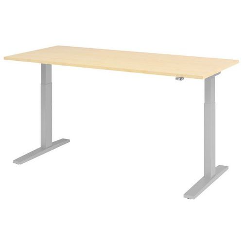 Elektrischer Schreibtisch Serie XMKA, 180 cm, Elektrisches System: ja, Gestellfarbe: Silber