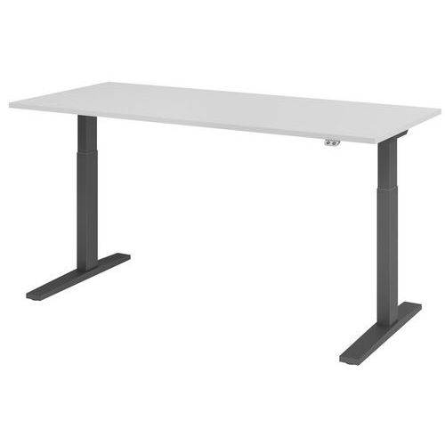 Elektrischer Schreibtisch Serie XMKA, 180 cm, Elektrisches System: ja, Gestellfarbe: Anthrazit