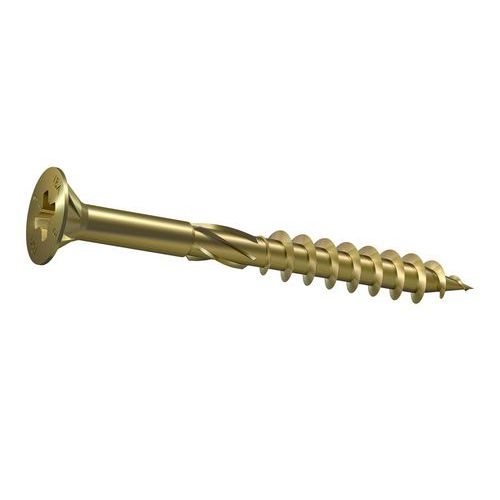 VBA-Schraube, Werkstoff: Stahl, Gewinde Ø: 4 mm, Aussparung verschrauben: Pozidriv, Typ Stütz: Holz