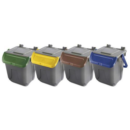 Poubelle de recyclage plastique - Modèle 25L - Mobil Plastic