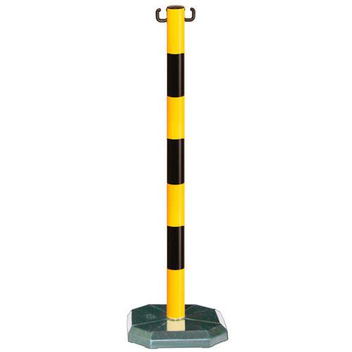 PVC-Pfosten auf beschwerbarem Sockel - Croso