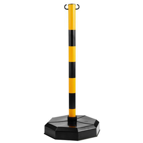 PVC-Pfosten auf mit 9 kg beschwertem Sockel - Croso