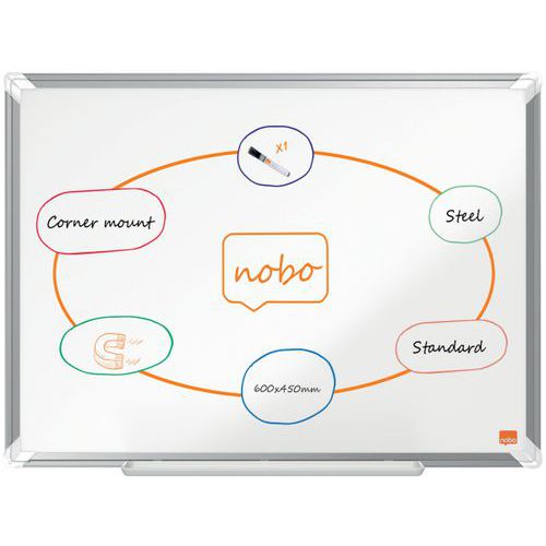Whiteboard Nano Clean aus lackiertem Stahl - Premium Plus - Nobo