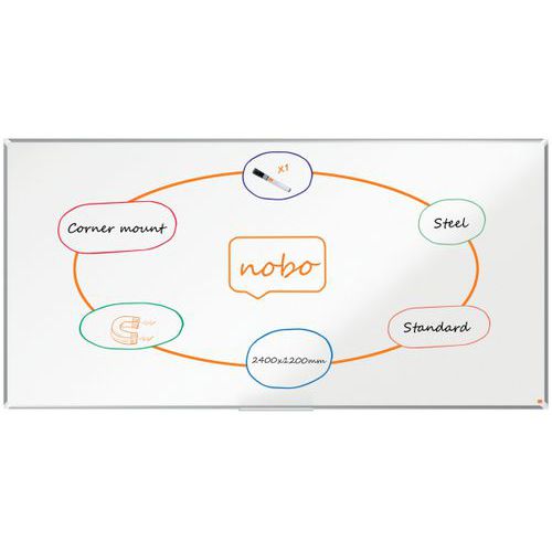 Lackierter Stahl-Whiteboard Nano Clean - Premium Plus - Nobo