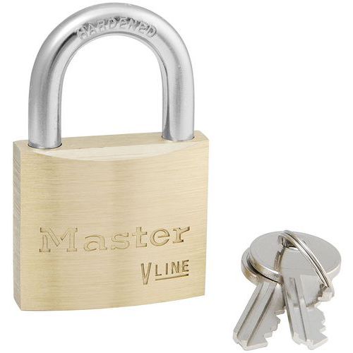 Cadenas à clés s'entrouvant en laiton - Master Lock