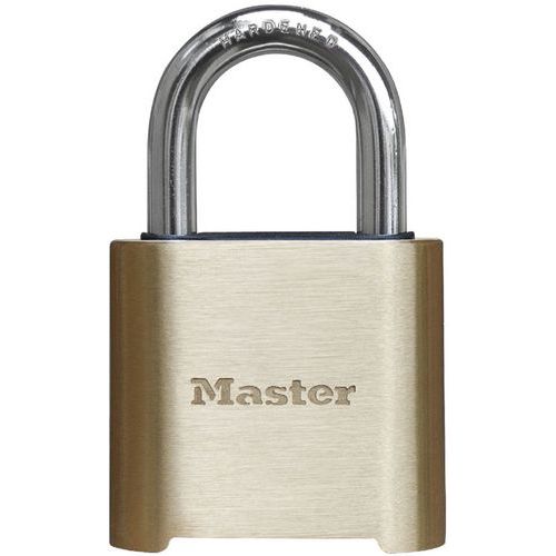 Kombinationsvorhängeschloss aus Messing - Master Lock