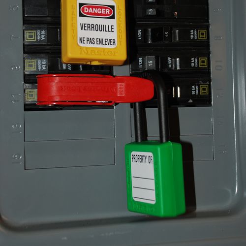 Sicherheitsvorhängeschloss - Dielektrischer Nylonbügel - Master Lock