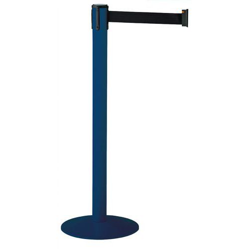 Poteau à sangle noire sur socle Paceo - Rossignol Pro