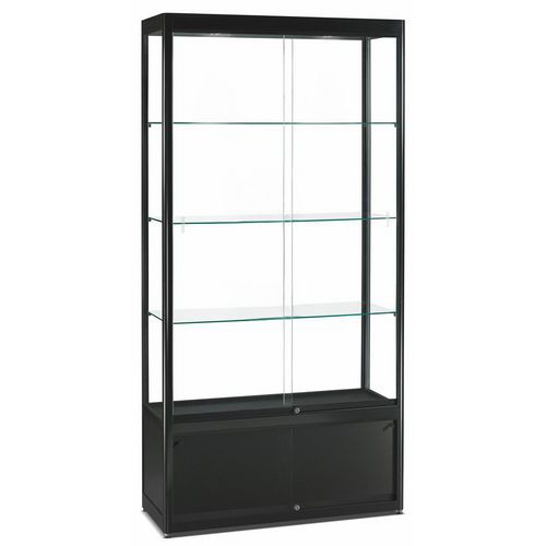 Ausstellungsvitrine mit Stauraum - 100 x 40 x 200 cm - Sarazino Ausstellungsvitrine mit Stauraum - 100 x 40 x 200 cm - Sarazino