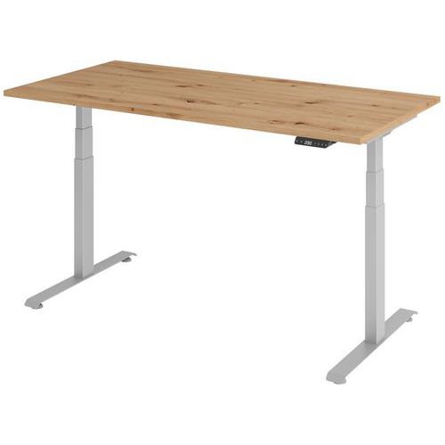 Elektrischer Schreibtisch, graues Untergestell, 160 x 80 cm - Manutan Expert Elektrischer Schreibtisch, graues Untergestell, 160 x 80 cm - Manutan Expert