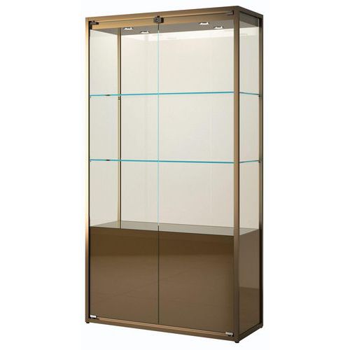 Ausstellungsvitrine mit Stauraum - 95 x 45 x 190 cm - Sarazino Vitrines