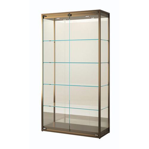 Hohe Ausstellungsvitrine - 95 x 45 x 190 cm - Sarazino Vitrines