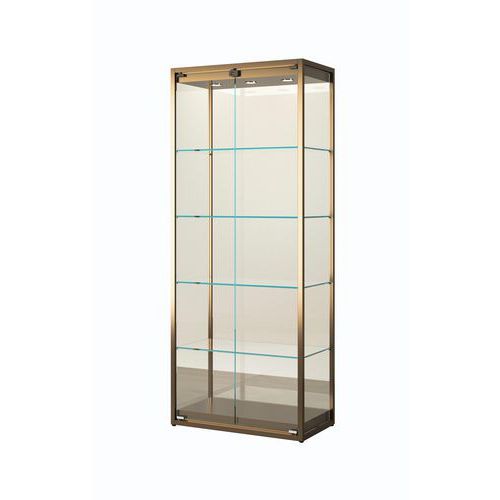 Hohe Ausstellungsvitrine - 75 x 45 x 190 cm - Sarazino Vitrines