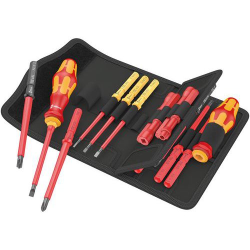 18-teiliges Bit-Set mit Klingen - KK VDE 18 Universal 2 - Wera