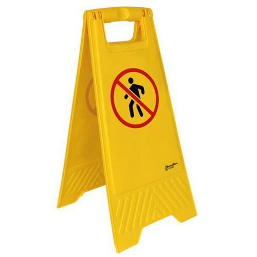Chevalet de signalisation Interdit piétons - Manutan Expert Chevalet de signalisation Interdit piétons - Manutan Expert