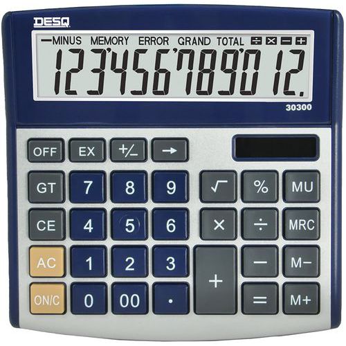 Calculatrice de bureau 12 chiffres - Grand MU GT - Desk