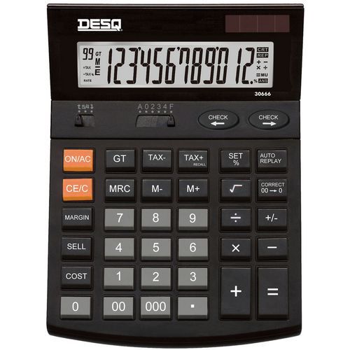 Calculatrice Extra Large Desq Heavy Duty 30666 - Desq