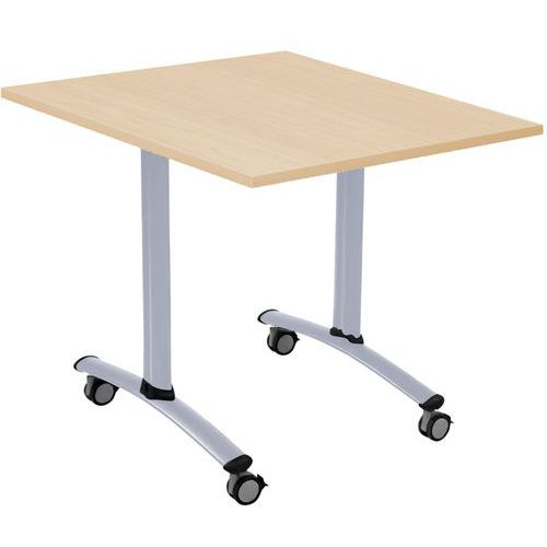 Quadratischer Tisch mit laminierter Platte Axe - Manutan Expert
