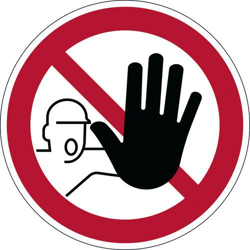 Bodenmarkierungsklebepiktogramm - „Zutritt verboten“ - Durable