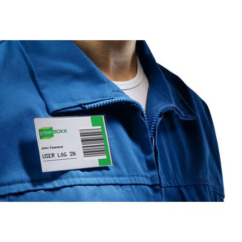 Namensschild mit Kombiklemme - Durable