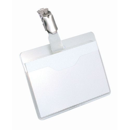 Namensschild ‑ Teilweise Abdeckung mit Clip ‑ Durable