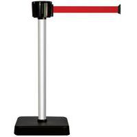 Poteau à sangle 12m - Sangle rouge - socle mobile - Novap