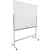 Whiteboard, magnetisch lackiert, mobil und umdrehbar - Manutan Expert