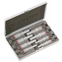 Kasten mit 8 Micro-Tech®-Schraubendrehern, Schlitz und Phillips®
