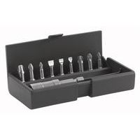 Sets mit 9 Schraubeinsätzen High Perf' + Bit-Aufnahmen