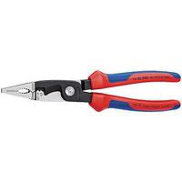 Zange für elektrische Installationen mit Bimaterialgriff Knipex