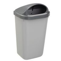 Wandmülleimer Xerios, grau – 50 l