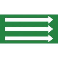 Marqueurs avec flèches (DIN 2403), vert avec flèches blanches