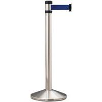 Poteau noir à sangle - 2 m - Aluminium - Manutan Expert