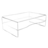 Monitorständer aus transparentem Acryl - Desq