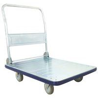 Chariot zingué dossier rabattable - Force 350 kg - Manutan